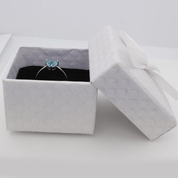 Sterling Silver Genuine Blue Topaz Ring - Picture 2 of 5